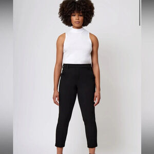 BoomBoom Jeans Pull-on Crop Knit Crepe Trousers